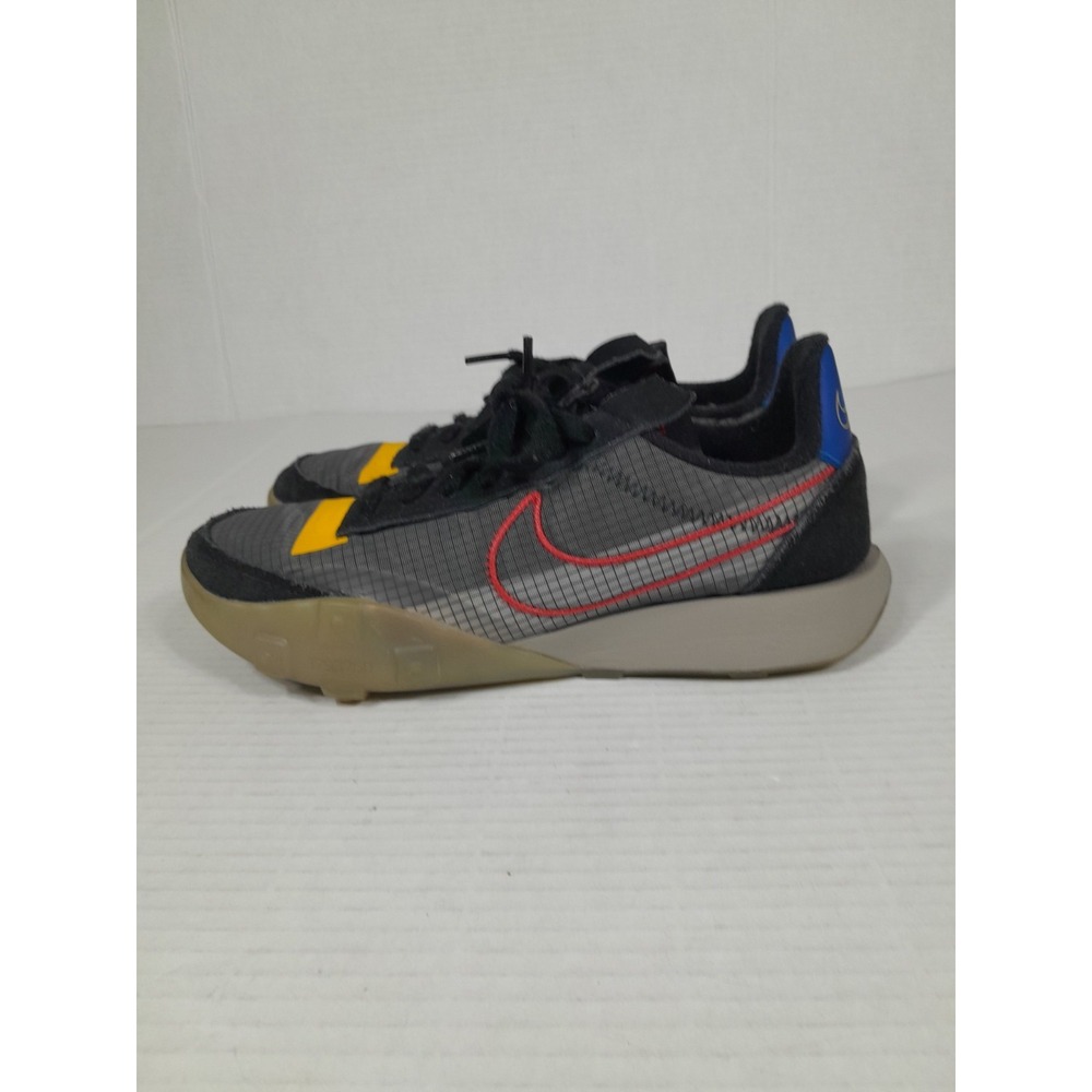 Nike Waffle Racer 2X  Running Shoes Black, Red, Yellow Women Sz 8